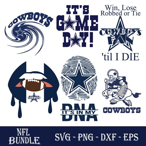 Logo Dallas Cowboys Bundle Svg, Dallas Cowboys Svg, NFL Svg, | Inspire ...