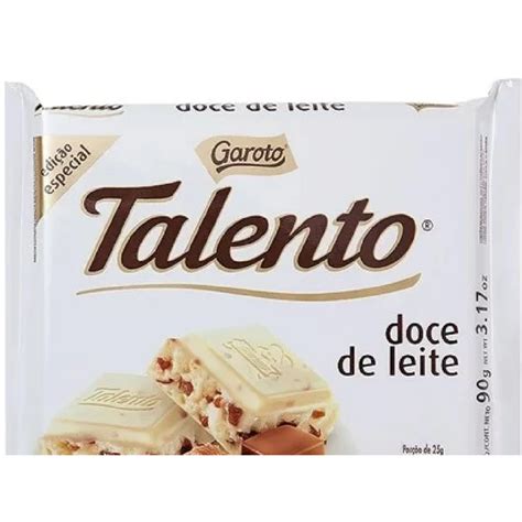 Chocolate Talento Doce De Leite Un X G Garoto Shopee Brasil