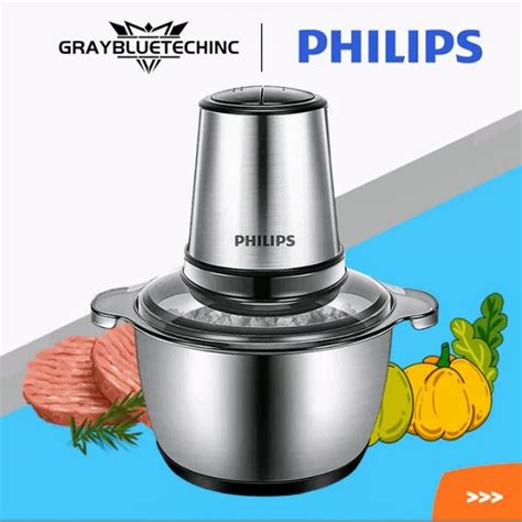 Jual PHILIPS Penggiling Blender Chopper Penggiling Daging Listrik 400W