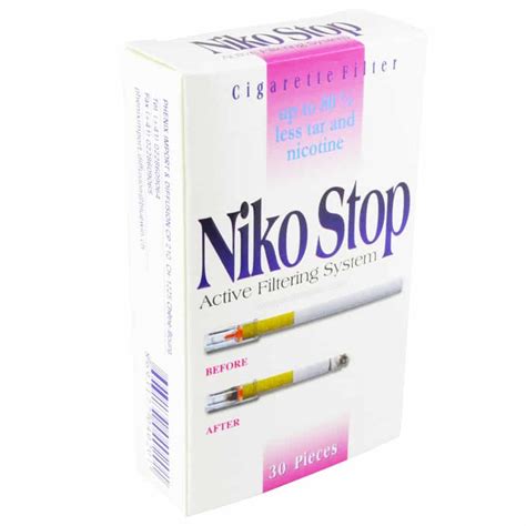 Filtres Niko Stop Filtre Anti Goudron X Majorsmoker