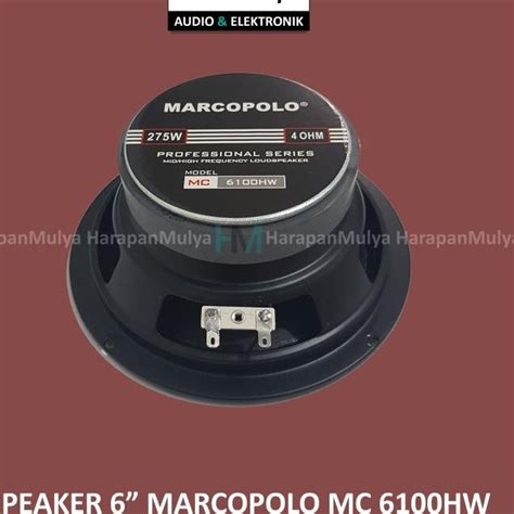 Jual Speaker Fullrange Full Range Inch Marcopolo Mc Hw