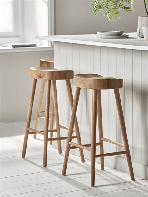 New Weathered Oak Counter Stool Kitchen And Dressing Table Stools