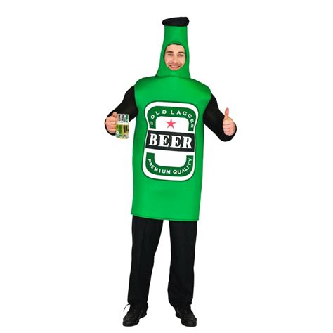 Adult Beer Bottle Costume - Discount Party Supplies