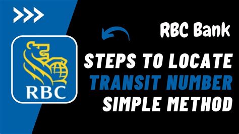 How To Find Transit Number Royal Bank Of Canada Find My RBC Transit