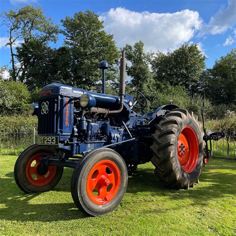 Fordson E27n P6 And Cultivator Tamar Vintage