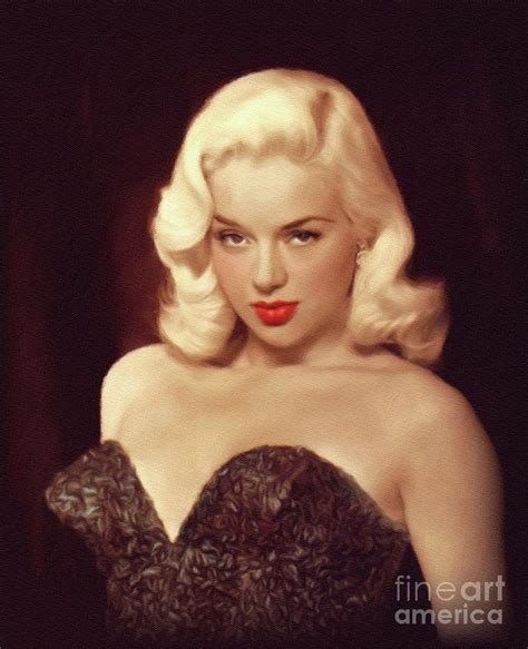 Diana Dors Movie Legend Painting By Esoterica Art Agency Fine Art