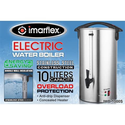 Imarflex Water Boiler Stainless Body Iwb 1000s 10 Liters Lazada Ph