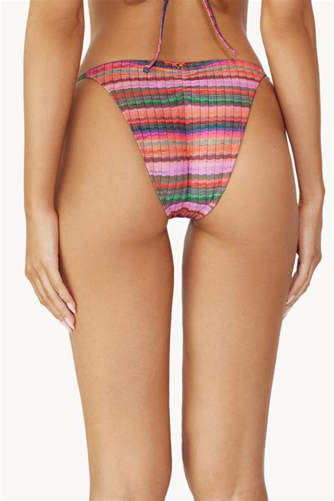 Pilyq Swim Jetty Stripe Latin Bikini Bottom