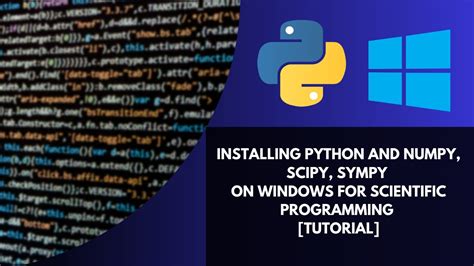 Installing PYTHON And NUMPY SCIPY SYMPY On WINDOWS For Scientific