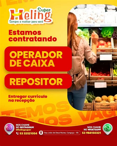 Estamos Contratando Operador De Caixa - 10