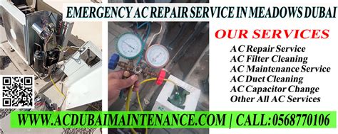 Emergency Ac Repair Service In Meadows Dubai