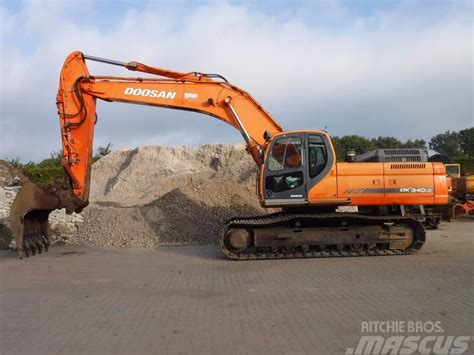 Used Doosan DX 340 LC Crawler Excavators Year 2007 Price 47 671 For