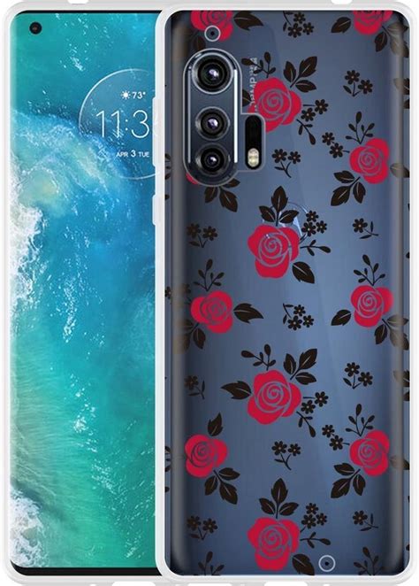 Motorola Edge Plus Hoesje Roses Designed By Cazy Bol