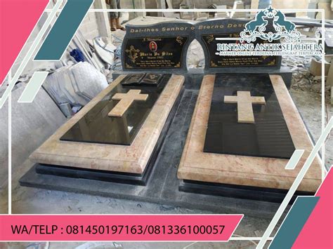 Kijing Makam Minimalis Model Eropa Yang Elegan Marmer Tulungagung