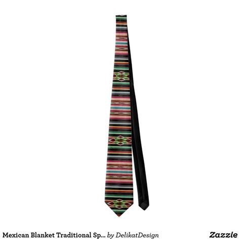 Mexican Blanket Traditional Spanish Fiesta Serape Neck Tie Zazzle