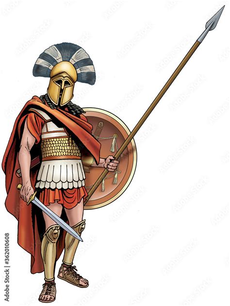 Ancient Greece - A Spartan Hoplite, they were citizen-soldiers of ...