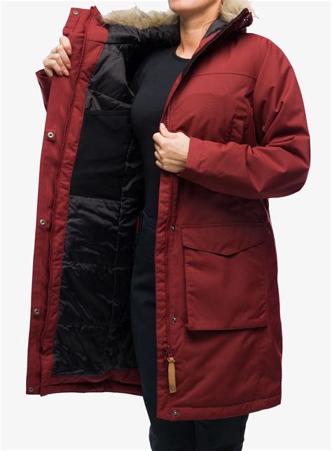 Geaca De Iarna Femei Fjallraven Nuuk Lite Parka Bordeaux Red