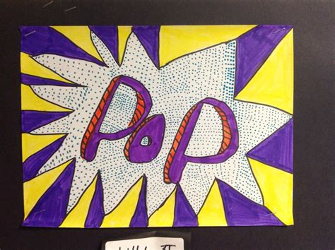 3rd Grade Onomatopoeia Pop Art﻿ Sevastopol Elementaryart Adventures