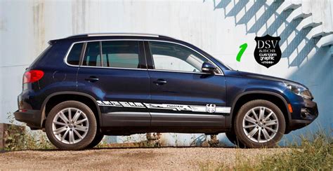 Side Door Stripe Vinyl Decal Graphic Sticker Kit For Volkswagen Tiguan