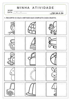 Recorte E Colagem Vogais - Atividades Com Vogais Recorte E Colagem