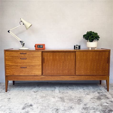 Mid Century Teak Sideboard By Alfred Cox Vintage Mid Century