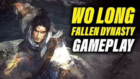 Wo Long Fallen Dynasty Gameplay First Livestream Demo Youtube