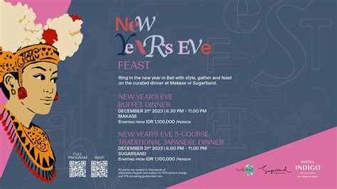 Event New Year S Eve Feast Honeycombers Bali