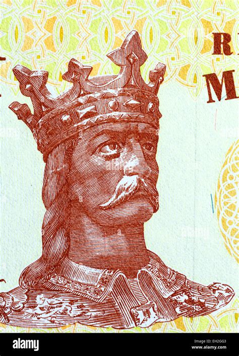 Stephen Musat III The Great Stefan Cel Mare From 1 Leu Banknote