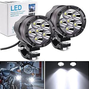 Ourbest Motorcycle Spotlight Universal W Driving Lamp V V Fog