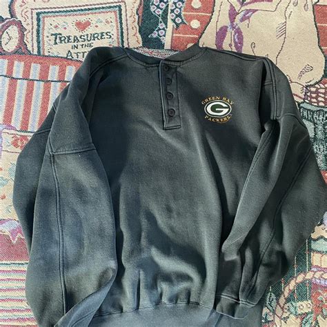 Vintage Green Bay Packers Crewneck Depop