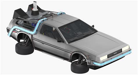 3D delorean flying model - TurboSquid 1339172