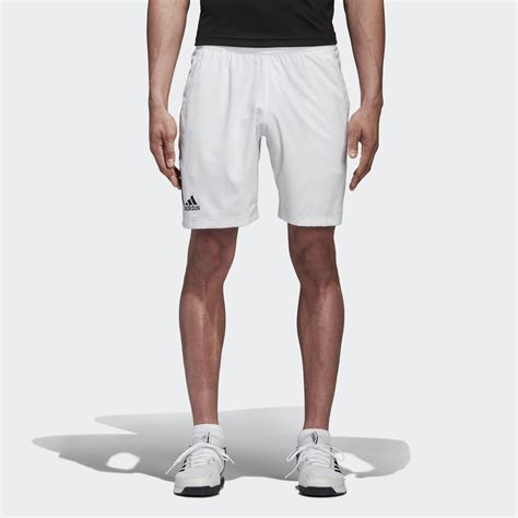 Adidas Mens Club Tennis Shorts - White/Black - Tennisnuts.com