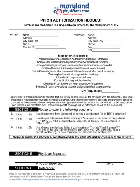 Fillable Online Medication Request Forms For Prior Authorization HAP