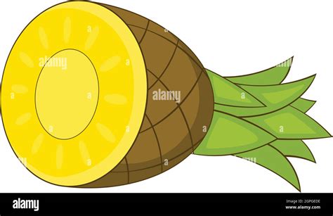 Cartoon Pineapple Banque D Images Vectorielles Alamy