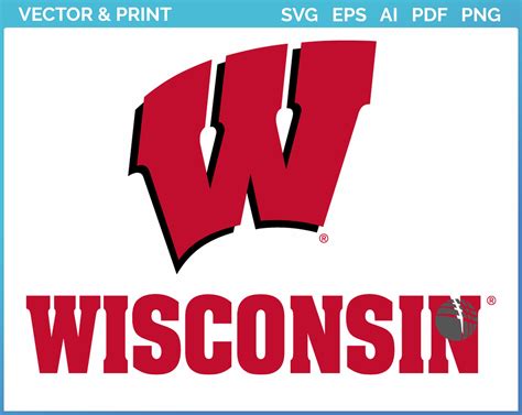 Wisconsin Badgers Alternate Logo 2017 College Sports Vector Svg