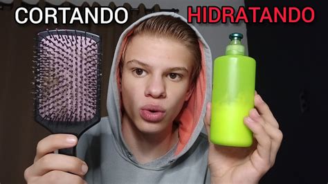 ASMR CORTANDO E HIDRATANDO SEU CABELO YouTube