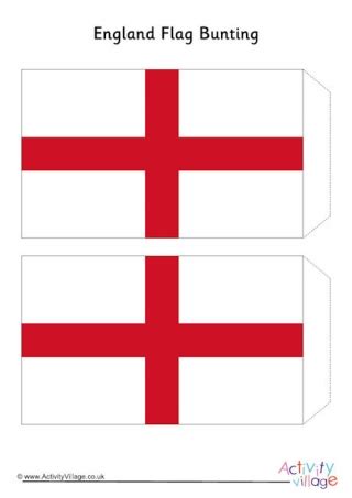 England Flag Printables