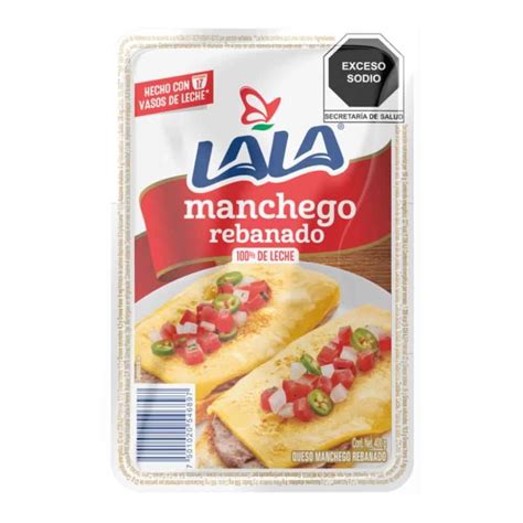 Queso Manchego Lala 400 G 16 Rebanadas Walmart