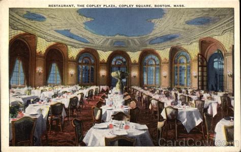 Restaurant, The Copley Plaza, Copley Square Boston, MA