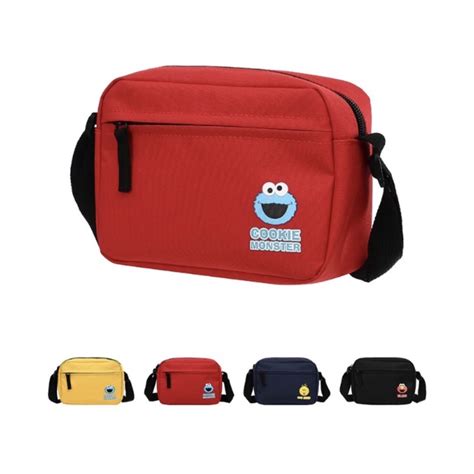 Jual Miniso Tas Selempang Unisex Cowok Cewek Crossbody Bag Elmo Cookie