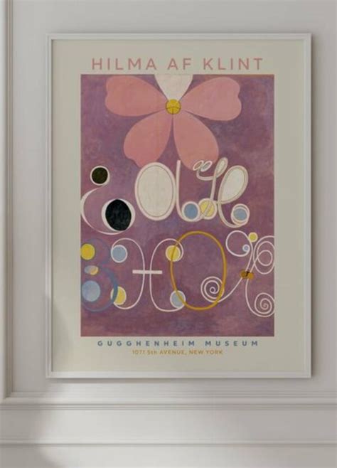 Nur 31 75 EUR für Affiche Hilma af Klint Les Dix Plus Grands n5