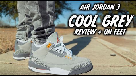 Air Jordan 3 Cool Grey On Feet Review Watch Before You Buy Youtube