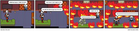 Sans Burns The Water Comic Studio