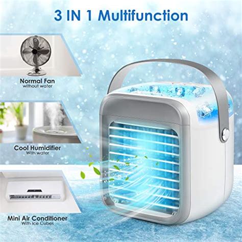 Laotzi Portable Air Conditioner Rechargeable Evaporative Air