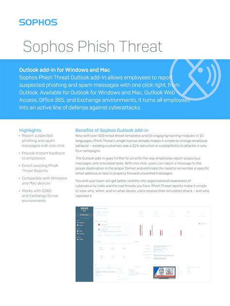 Fillable Online Report Spam And Phishing With The Phish Threat Outlook