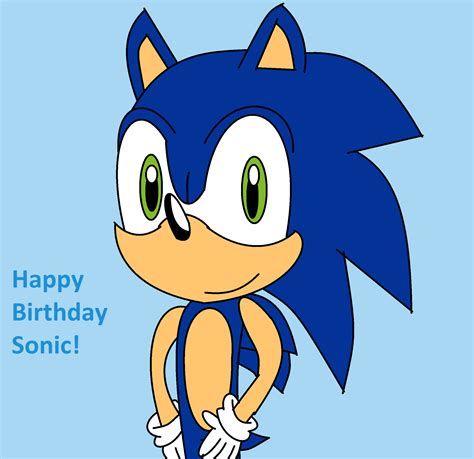 Happy Birthday Sonic By Xxbartthebunnyxx On Deviantart