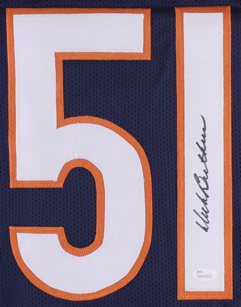 Dick Butkus Signed Bears Jersey Jsa Coa Pristine Auction