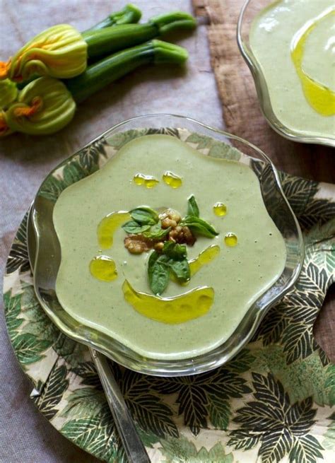 Chilled Zucchini Walnut Basil Soup Artofit