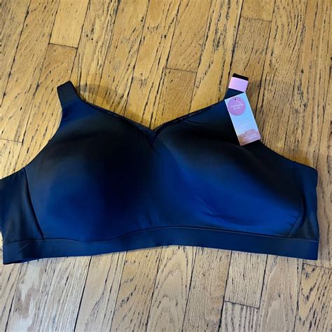 Cacique Lane Bryant Comfort Bliss Lightly Lined No Wire Bra Navy Size 52b New Ebay