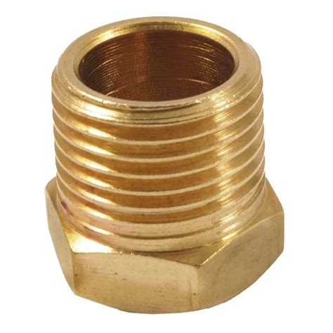 Reducing Adapter Brass 1 2 In X 3 8 In Fitting Pipe Size 59 OFF